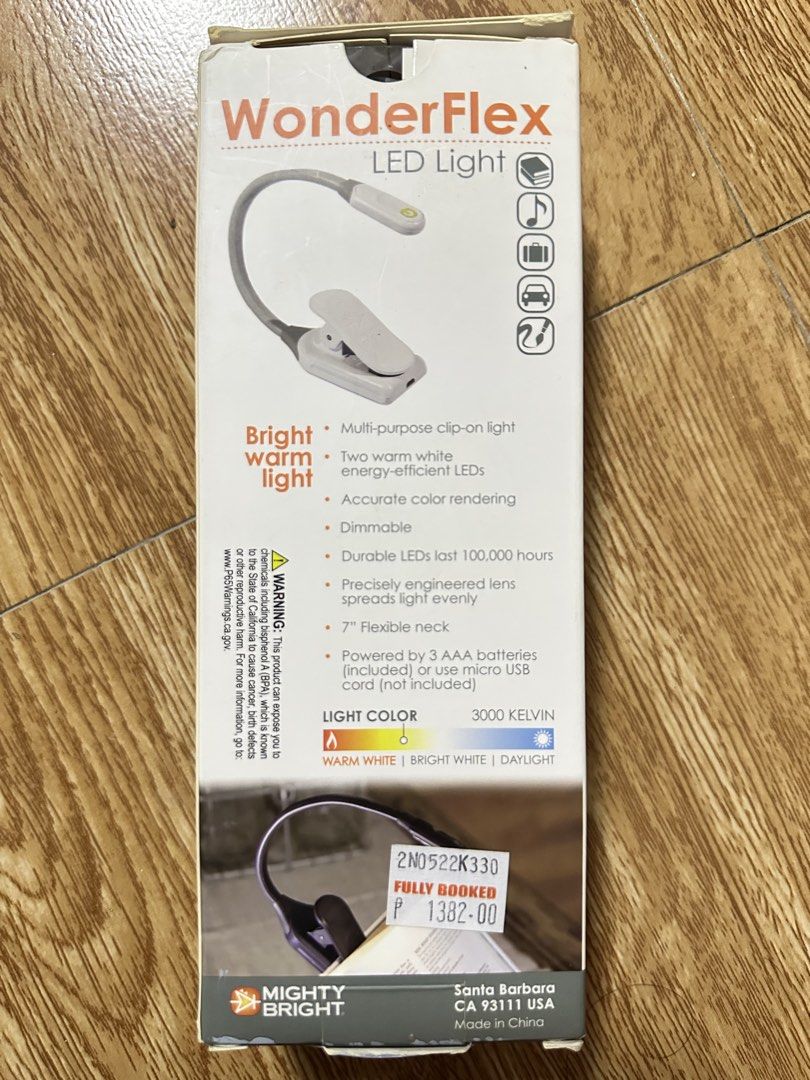 Mighty Bright Wonderflex Led Light 2 (Category: Lighting & Studio Equipment) located in Angeles City. Submitted by bawaskalatmuna (Listing ID 1431601796, Image 2). Description: .