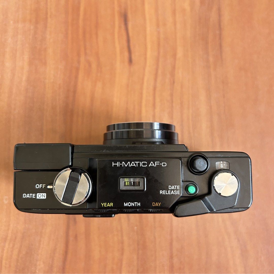 Minolta Hi-Matic AF-D film camera (Category: Cameras) located in Las Pinas. Submitted by pl4y_it_4g4in (Listing ID 1431622982, Image 2). Description: Used No issue Tested battery and dummy film only No sample photos Pls check posted photos With battery only .