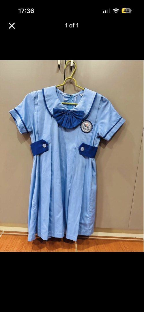 NCLC/Maranatha Christian Academy Uniform (Category: Babies & Kids Fashion) located in Antipolo. Submitted by declutteranirazc (Listing ID 1431680304, Image 1). Description: Kindergarten Uniform 3 pcs available P200 each Length- 69cm / 27 in. Width - 12.5 in. .