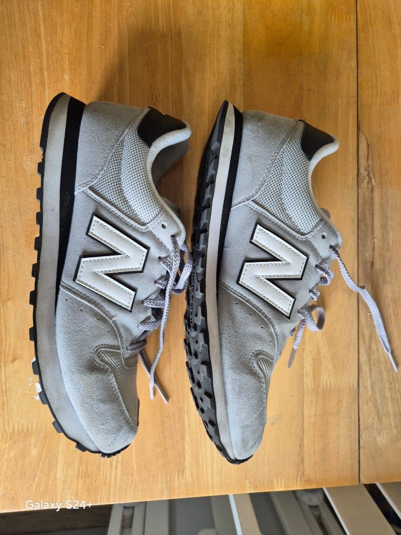 New Balance 500 Gray Men US 9.5 (Category: Casual Shoes) located in Pasig City. Submitted by talehat (Listing ID 1431759871, Image 1). Description: New Balance 500 Size Men US 9.5 Shoes only no box.
