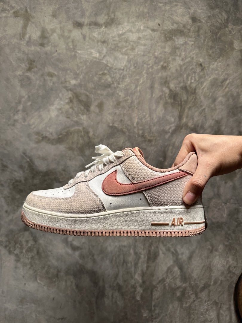 nike airforce 1 canyon rust snakeskin (Category: Sneakers) located in San Jose del Monte. Submitted by mdfckinglit (Listing ID 1431605078, Image 2). Description: barely used size US 9 no box ikaw na mag clean☺️.
