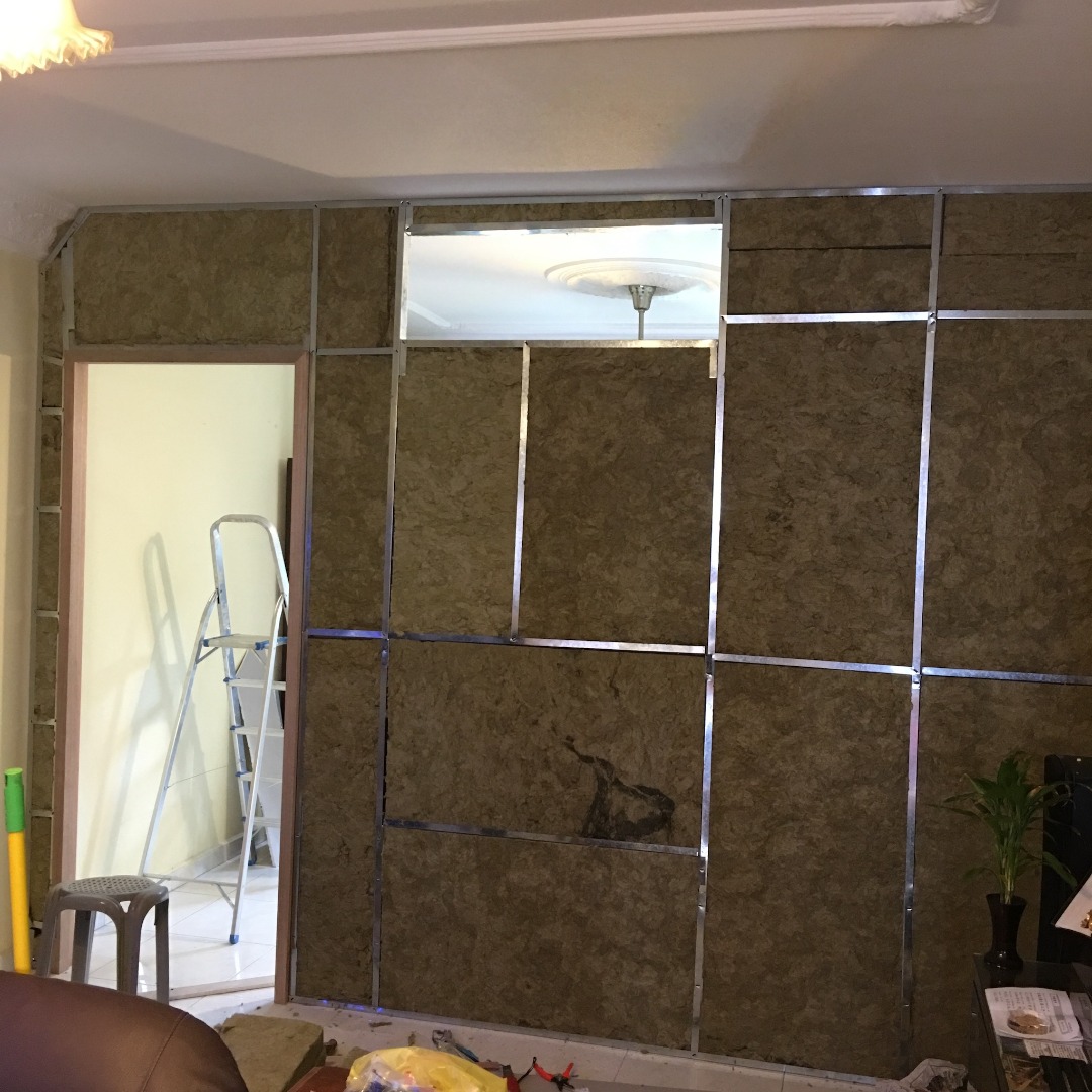 Partition HDB/ wall panel/ Box-up/ cornice ceiling/ L-box/ cove light ...