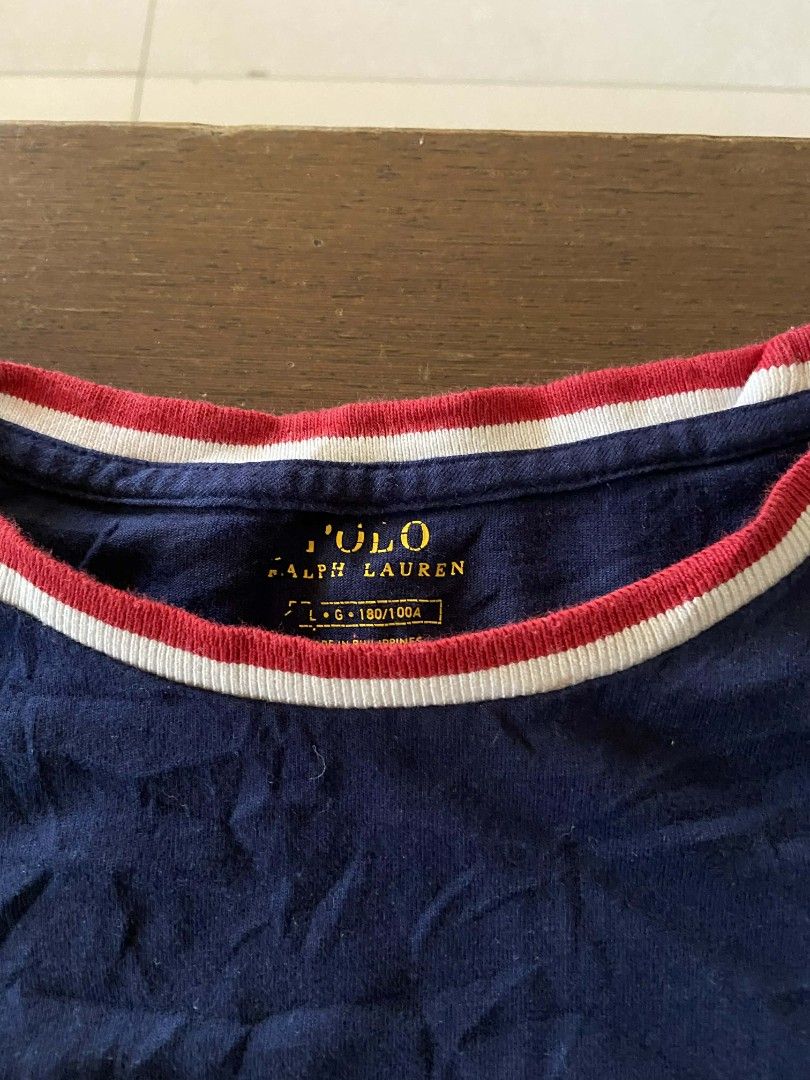 polo ralph lauren shirt (Category: Tshirts & Polo Shirts ) located in Batangas. Submitted by vintagesyndicate2 (Listing ID 1431606880, Image 3). Description: issue loose stitching needs wash large.