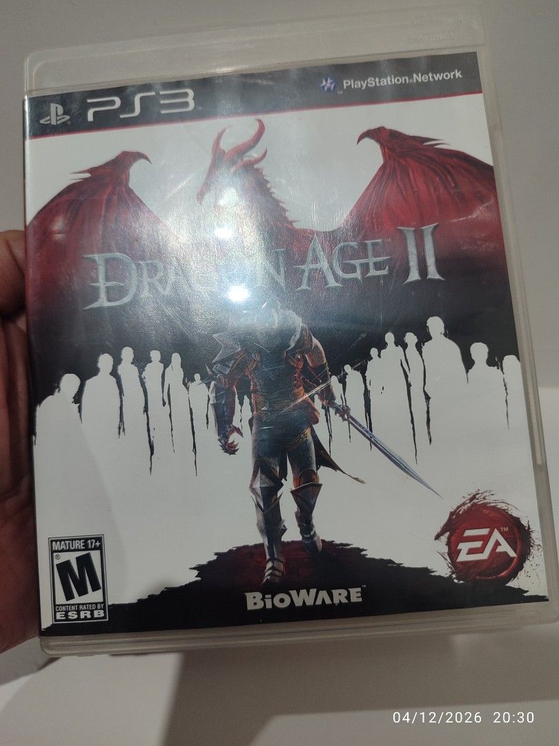 PS3 - Dragon Age 2 (PRE-OWNED) "R1" (Category: PlayStation) located in Mendez-Nunez. Submitted by sf2_gameshop (Listing ID 1431719139, Image 2). Description: PLEASE READ CONDITION: Pre-owned item. Installed and tested working. It comes with a game manual. GENRE: Action role-playing MODE: 1 player REGION : 1 - US VOICE: English IN-GAME Text: English Feel free to chat for any inquiries and I'm inviting you to check my shop regularly for item update