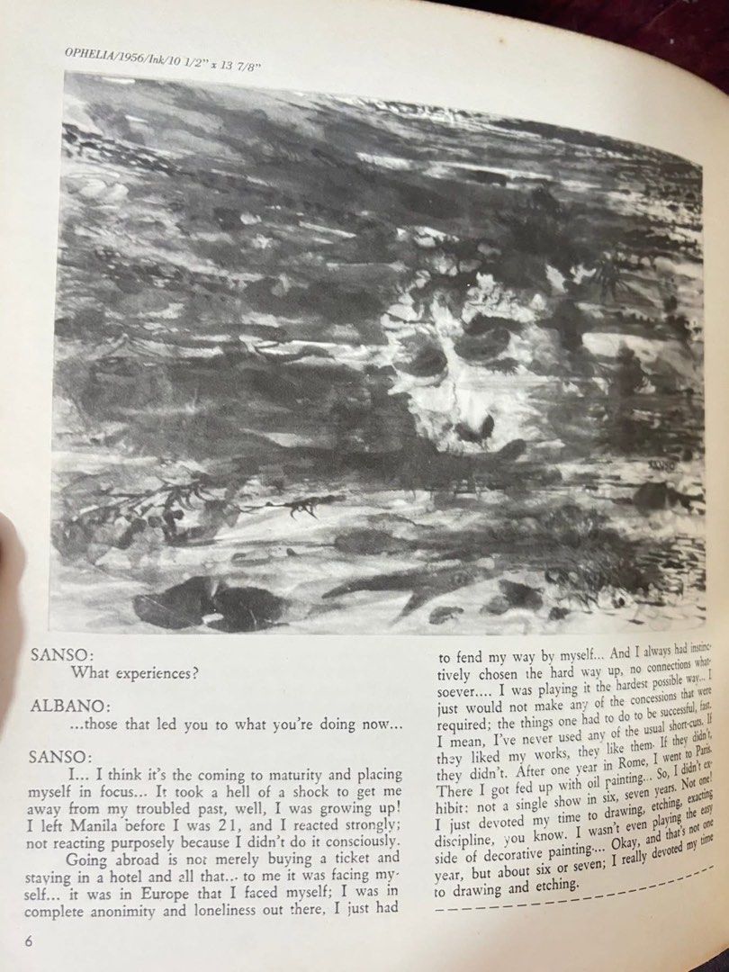 Sanso Book (Category: Storybooks) located in Malolos. Submitted by jjantiques (Listing ID 1431627549, Image 3). Description: - Sanso Art Book - Showcases artworks and interviews. - Includes images of paintings. - Offers insights into Sanso's artistic process. - Features illustrations and text. - Explores Sanso's perspective on art and life..