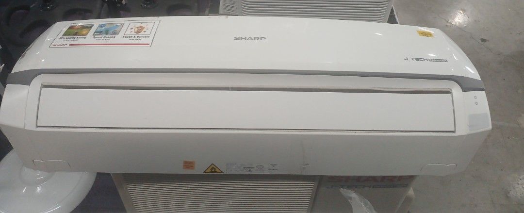 Sharp Split Type Aircon J-Tech Inverter 2.5 HP (Category: Air Conditioning and Heating) located in Manila. Submitted by sc_arvin (Listing ID 1431600795, Image 1). Description: .