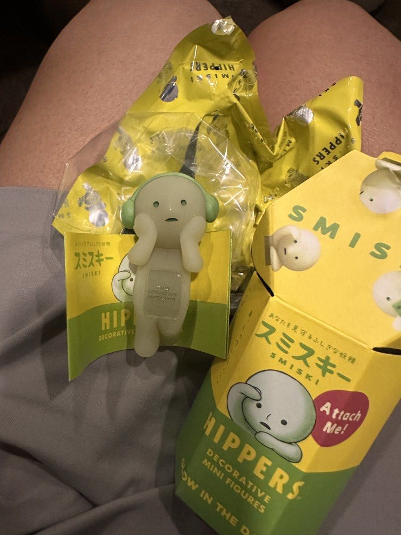 Smiski Hippers Secret (Category: Designer & Blind Box Toys) located in Pasig City. Submitted by jomoi_20 (Listing ID 1431717396, Image 2). Description: Brand new. Fresh out of the box.