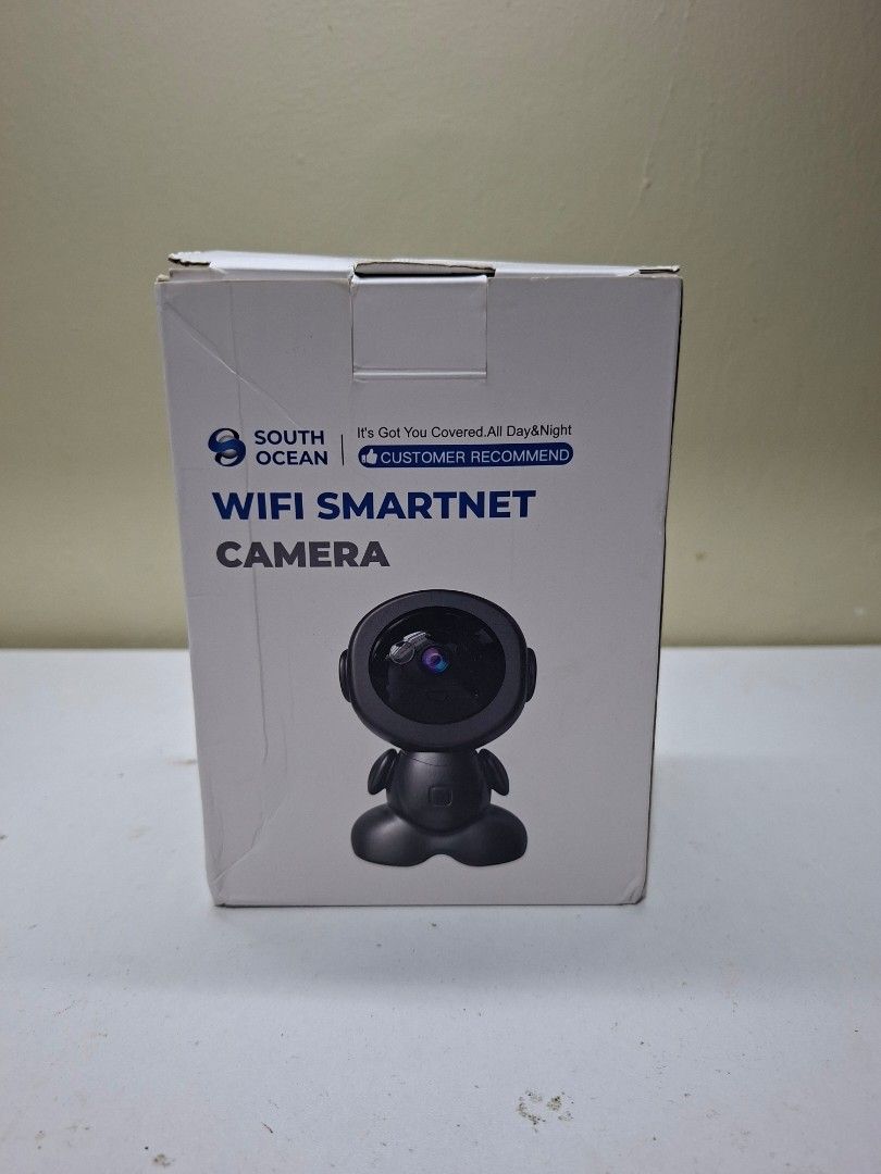 South Ocean WiFi Smartnet Camera (Category: Security Systems & CCTV Cameras) located in Valenzuela. Submitted by k11pper (Listing ID 1431586944, Image 1). Description: - South Ocean WiFi Smartnet Camera - Includes 16GB memory card - Day and night use - Unique bear-shaped design - V380 Pro Smart Camera - Comes with product manual ❗️Mode of payment is GCash only ❗️50% down payment to confirm your order, then the remaining 50% can be paid once you r