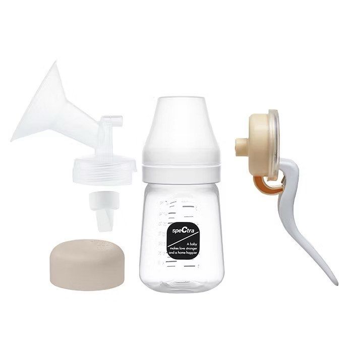 Spectra Manual Wide Neck Breast Pump (Category: Breastfeeding & Bottle Feeding) located in Manila. Submitted by sherotoninmd (Listing ID 1431764236, Image 3). Description: - Spectra manual breast pump - Wide neck design - Includes bottle, funnel, and all parts - Easy to assemble and disassemble - Designed for efficient milk expression - Bottle with measurement markings - Washed and sterilized but was NEVER USED - will give discount and freebie if