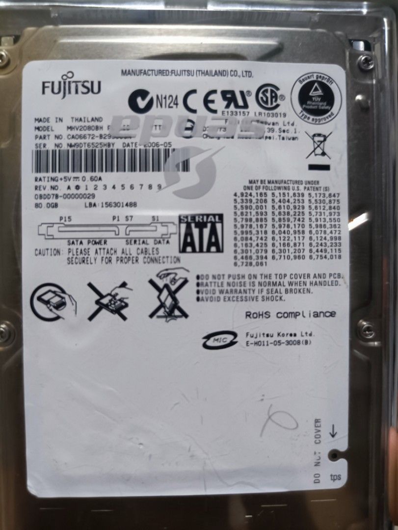 SSD drive 80gb (Category: Hard Disks & Thumbdrives) located in Marikina City. Submitted by m4rck (Listing ID 1431745026, Image 2). Description: Bagong bili yung SSD case SSD memory size 80GB Walang kasama g USB wire ningatngat ng frenchie ko. Issue: My power pero ayaw ma read sa laptop yung SSD. selling it as defective Meetup: marikina or shipping.