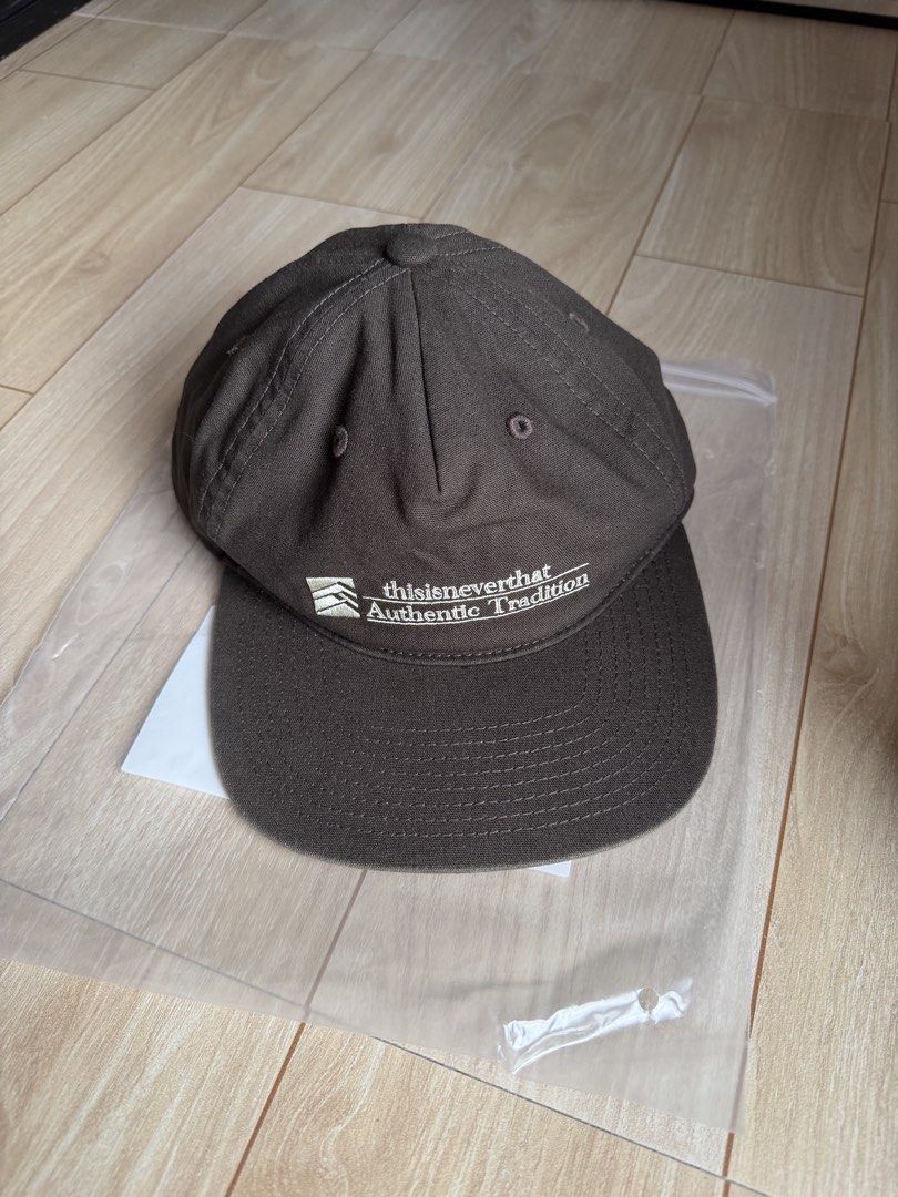 thisisneverthat Authentic Tradition brown cap (Category: Caps & Hats) located in Marikina City. Submitted by eggugu (Listing ID 1431608859, Image 1). Description: Brand new with tag RFS: looks too wide on me.
