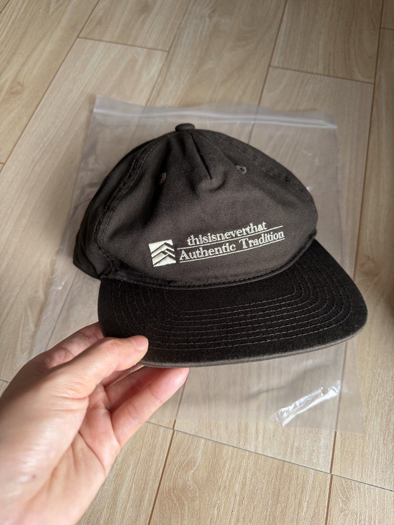 thisisneverthat Authentic Tradition brown cap (Category: Caps & Hats) located in Marikina City. Submitted by eggugu (Listing ID 1431608859, Image 2). Description: Brand new with tag RFS: looks too wide on me.