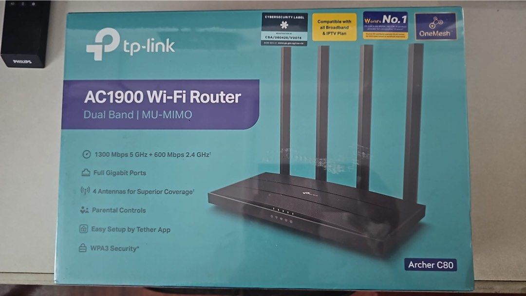 TP-Link Archer C80 AC1900 Wi-Fi Router