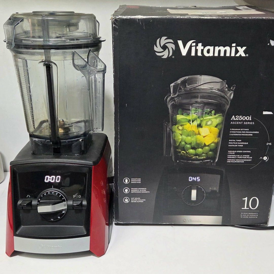 Vitamix Ascent Series A2500i Blender (Category: Juicers, Blenders & Grinders) located in Taytay. Submitted by mikz_1303 (Listing ID 1431644167, Image 1). Description: Vitamix Ascent A2500i blender Good Condition Made in U.S.A 220v 50-60hz Pick up in Taytay 22000.