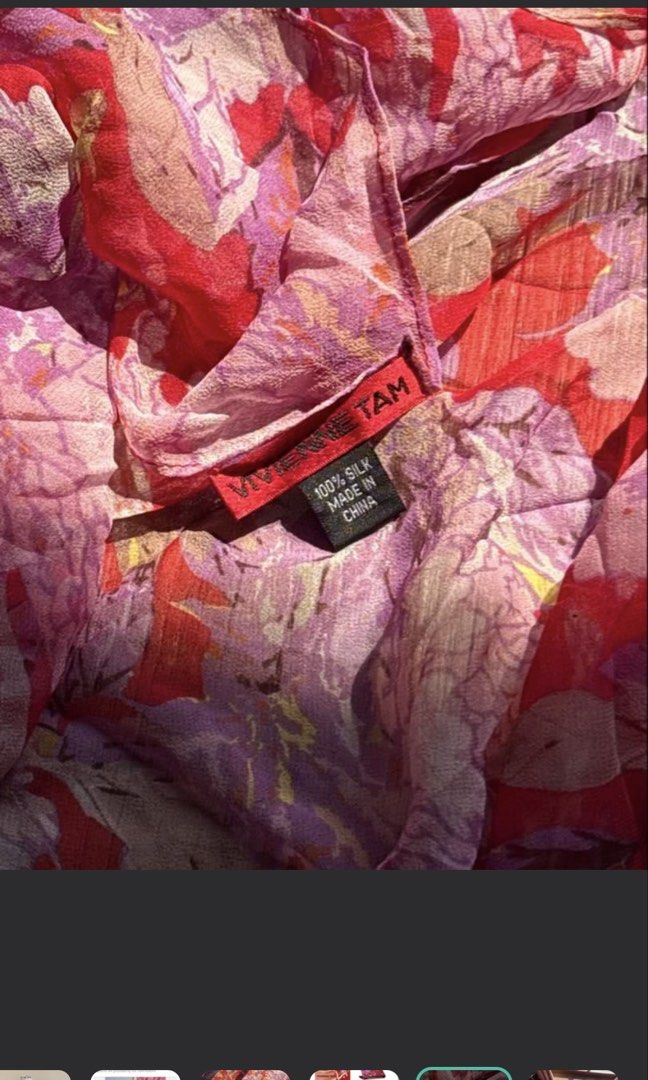 Vivienne Tam Scarf 100% silk (Category: Scarves) located in Manila. Submitted by tranene_ (Listing ID 1431612536, Image 3). Description: .