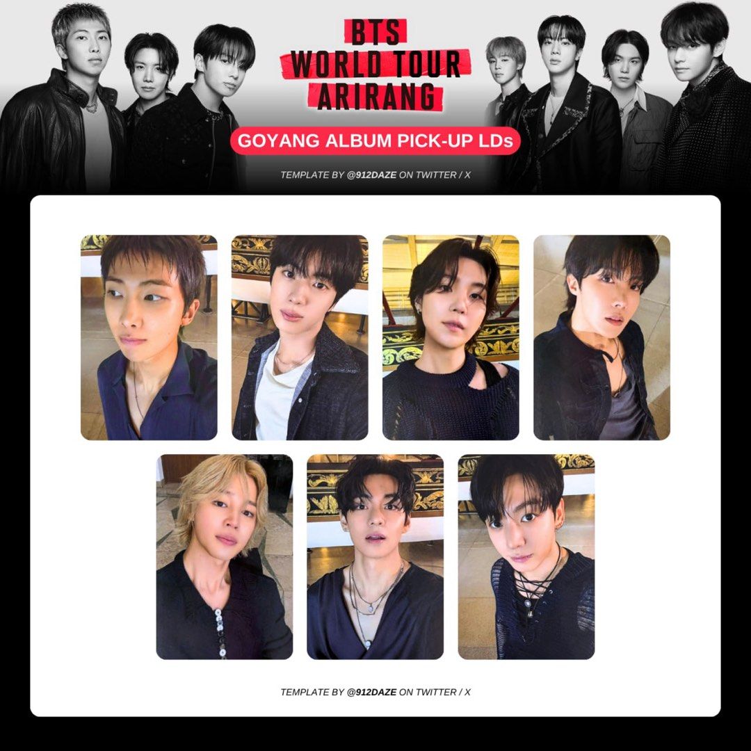 WTT BTS Arirang Album Pick-Up Lds PC, Hobbies & Toys, Memorabilia ...