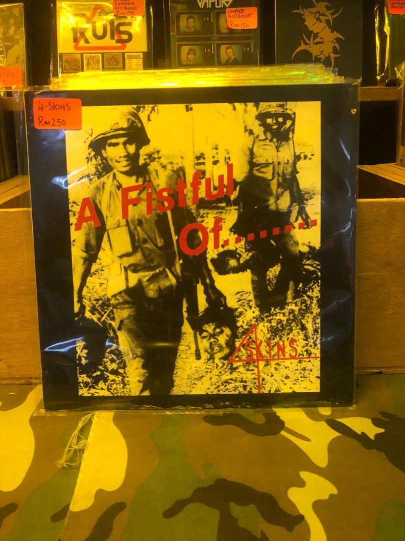 4 Skins - A Fistful Of... Vinyl Record Captain Oi!, Hobbies & Toys ...