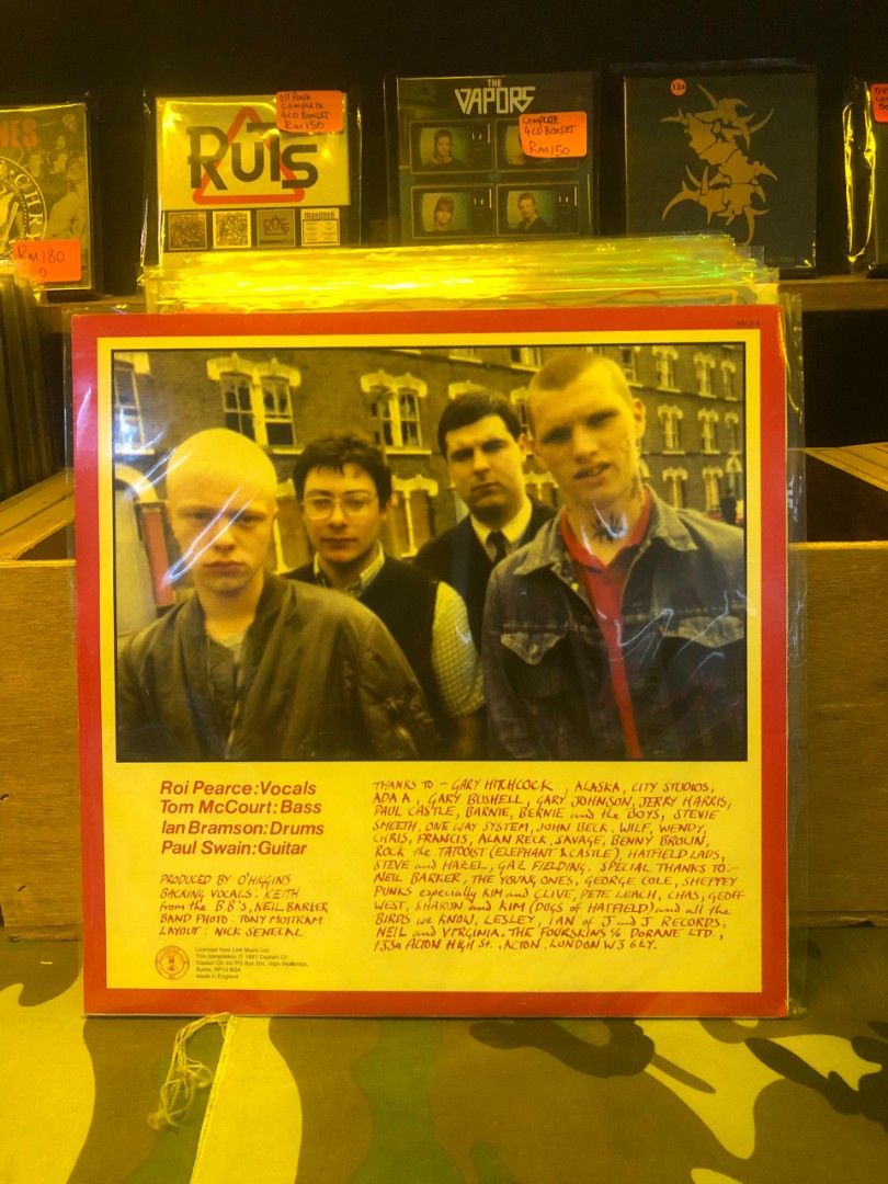 4 Skins - A Fistful Of... Vinyl Record Captain Oi!, Hobbies & Toys ...