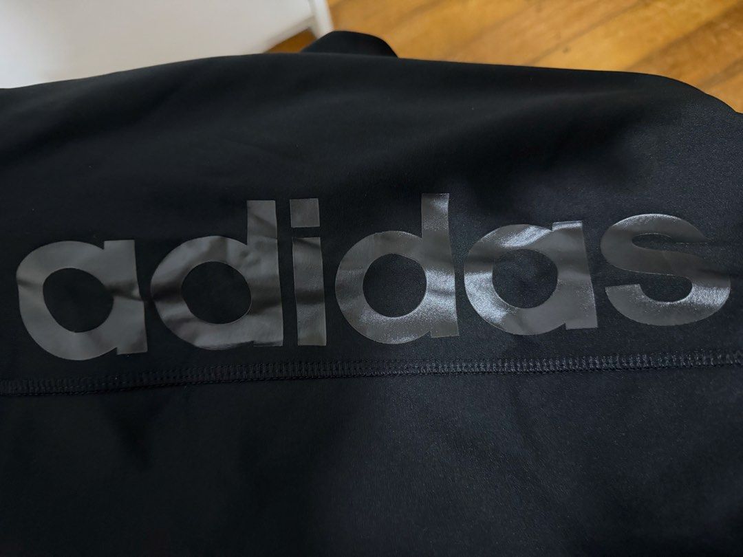 Adidas Climalite Leggings XL (Category: Activewear) located in Manila. Submitted by hhhhcloset (Listing ID 1431947933, Image 3). Description: - Adidas Climalite leggings - Size: XL - Design: Floral side detail - Features: Adidas logo - Technology: Climalite - Origin: Made in Indonesia.