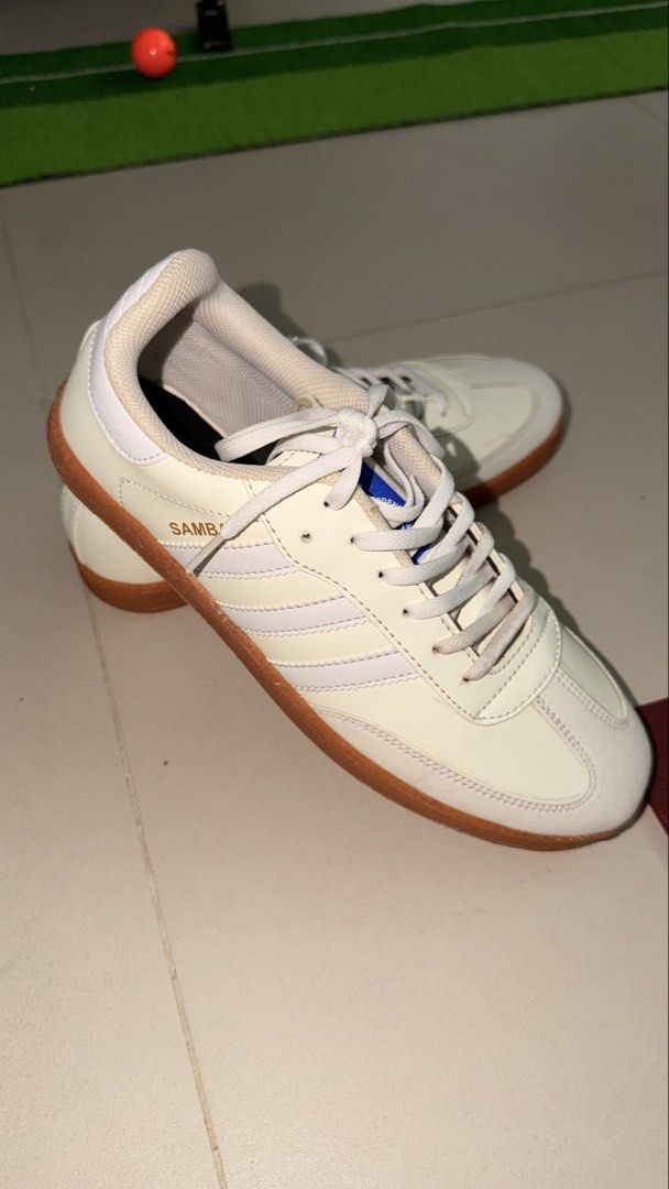 Adidas Samba OG Cream White, Women's Fashion, Footwear, Sneakers on ...