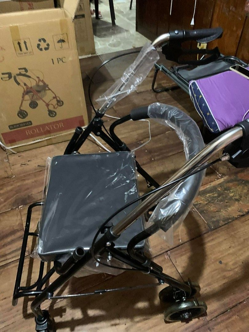 Adult rollator with footrest (Category: Medical Supplies & Tools) located in Quezon City. Submitted by jesselee14kpop (Listing ID 1431996494, Image 1). Description: we accept bulk orders brandnew affordable onhand negotiable good quality and condition open for pick up and delivery high quality we also sell many medical supplies call me 09268225723 cod,gcash,bank transfer lifetime time free service.