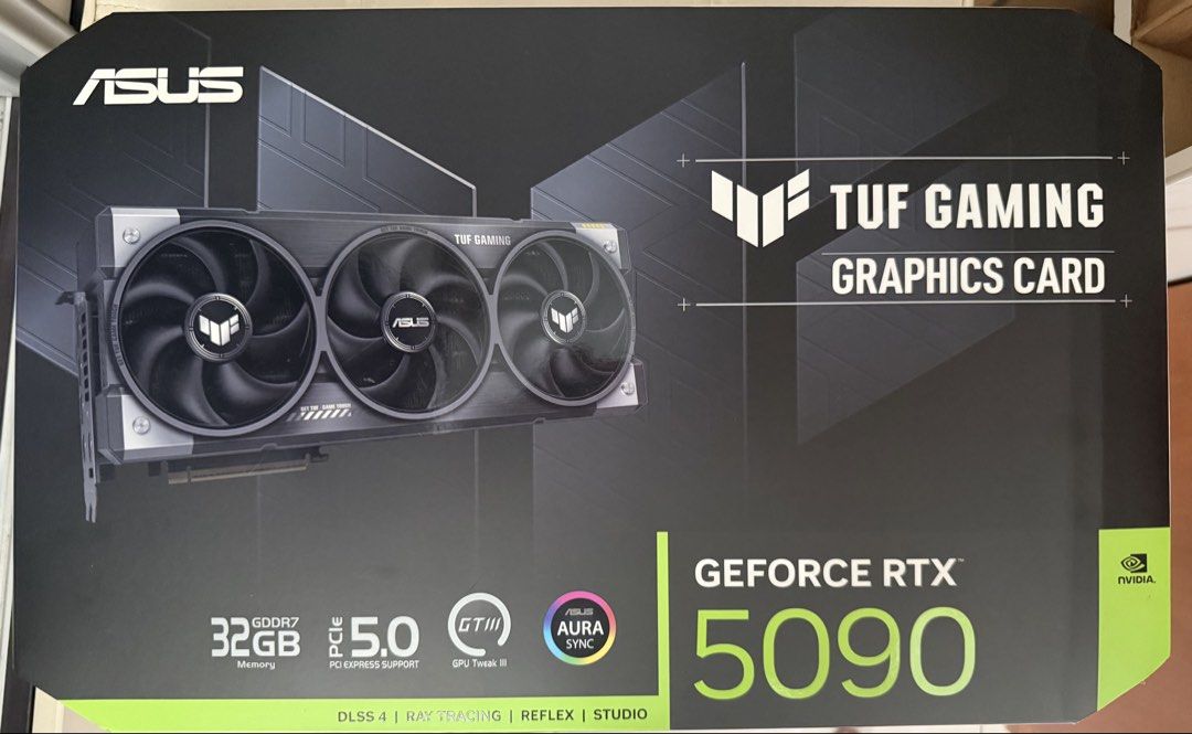 ASUS TUF Gaming GeForce RTX 5090 Graphics Card Empty Box