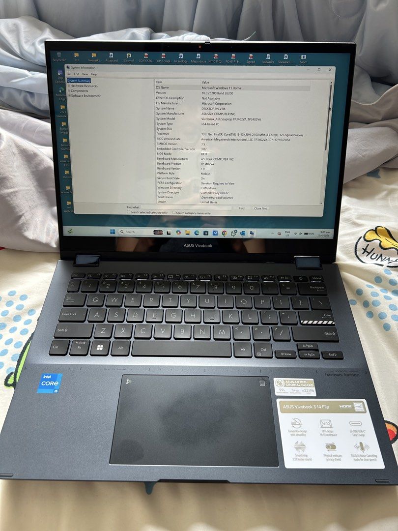 ASUS Vivobook S 14 Flip TP3402VA Laptop, Computers & Tech, Laptops ...