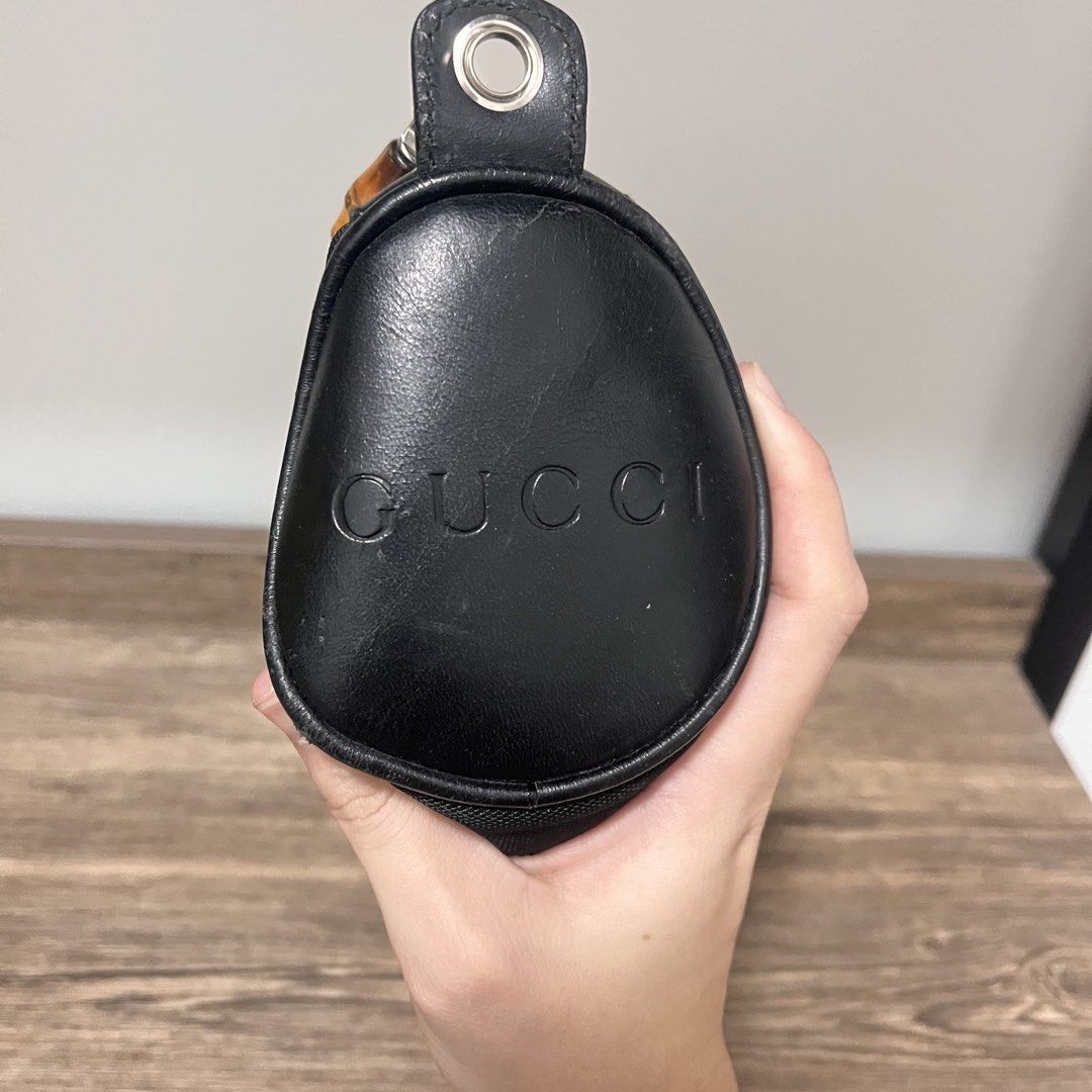 Authentic Gucci Pouch (Category: Luxury Bags & Wallets) located in Trece Martires City. Submitted by imwelllovedvintage (Listing ID 1431954367, Image 3). Description: Authentic Gucci Pouch •has flaws •has rubs as seen on photos •expired leather lining inside •convertible to sling bag ❌LOW BALLERS WILL BE IGNORED ❌NO 🍊 CHECKOUT ❗️STRICTLY 1 DAY RESERVATION ONLY ❗️LAYAWAY OPTION AVAILABLE ❗️LAYAWAY TERMS AND CONDITIONS❗️ Orders may be placed on la