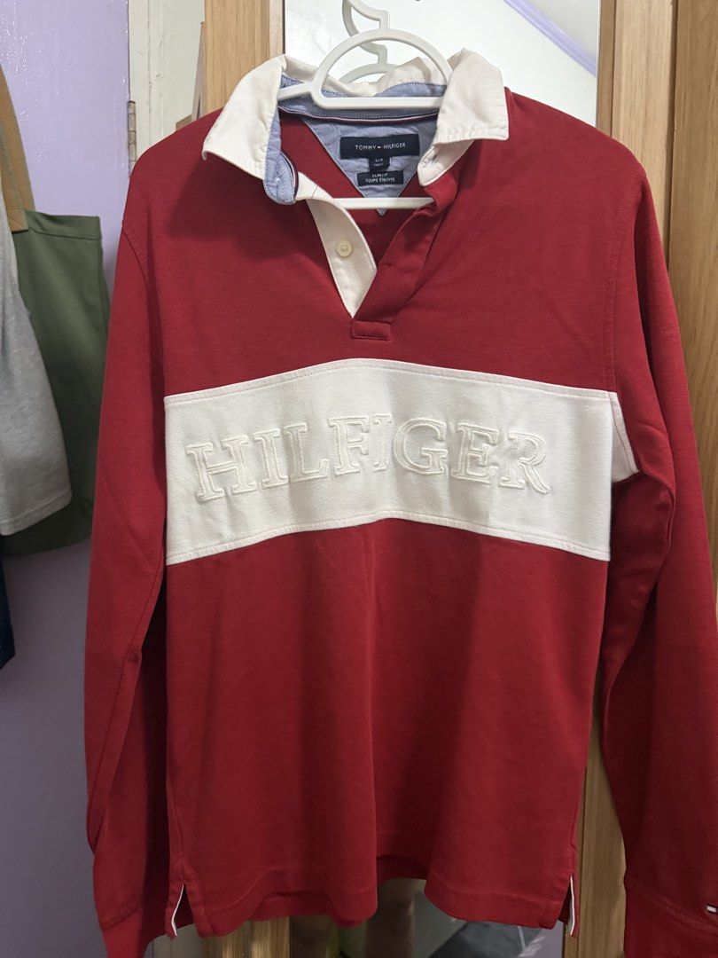 Authentic Tommy Hilfiger Rugby Shirt (Category: Tshirts & Polo Shirts ) located in Manila. Submitted by onlyccabello (Listing ID 1431989122, Image 1). Description: 💯authentic thrifted washed good condition W - 17 L - 22 rfs need urgent funds pm for inquiries.