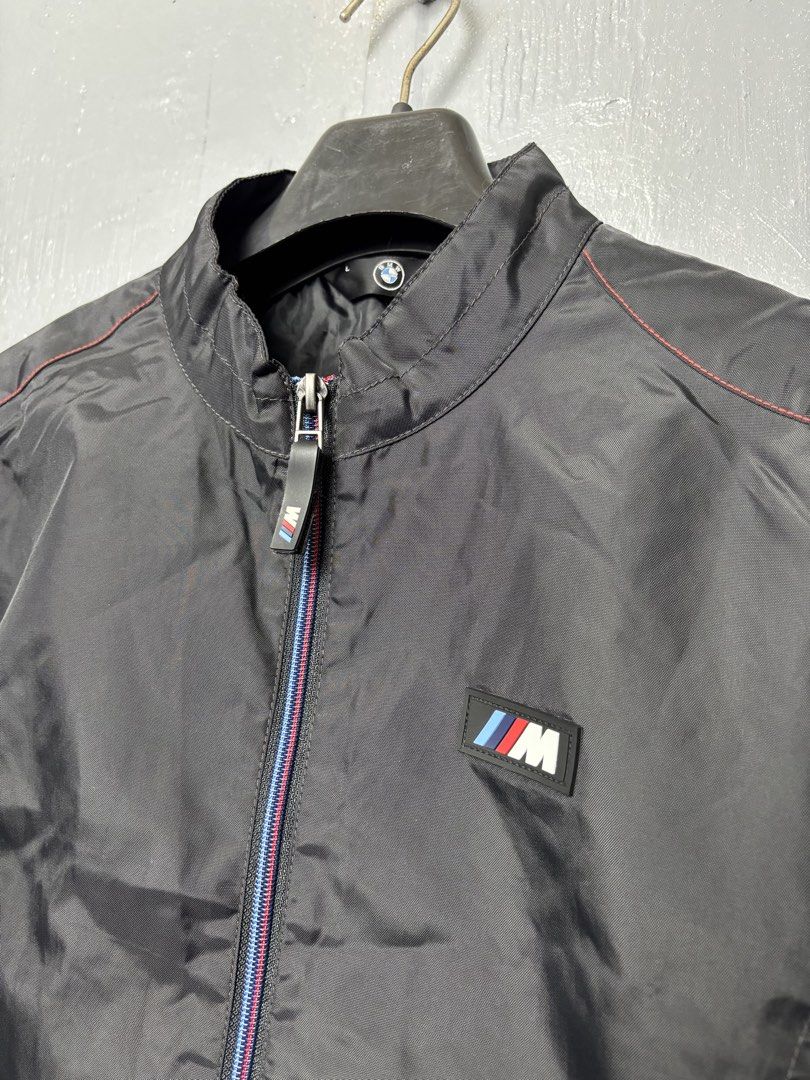 BMW M3 Full Zip Lightweight Riding Jacket (Category: Coats, Jackets and Outerwear) located in Mandaluyong City. Submitted by fellas_ph (Listing ID 1431863230, Image 2). Description: Excellent condition No issues Size L 20.5" Width 26.5" Length.
