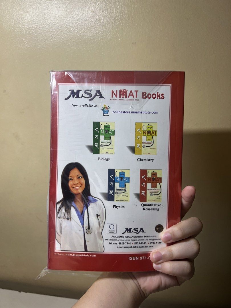Brand New MSA NMAT (Category: Textbooks) located in Cainta. Submitted by chainm (Listing ID 1431799724, Image 2). Description: .