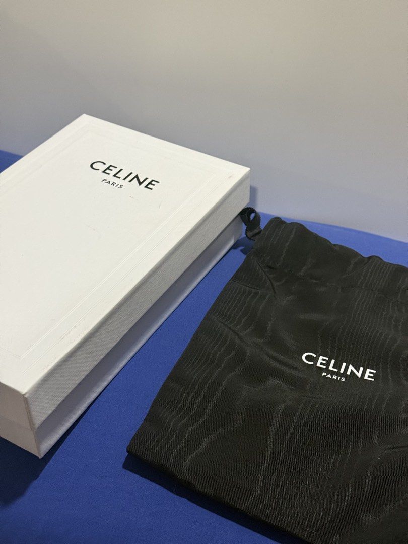 Celine Box with Dust Bag (Category: Luxury Bags & Wallets) located in Binangonan. Submitted by cocoeyber (Listing ID 1431822922, Image 1). Description: Hello selling my CELINE BOX AND DUST BAG. Open for swap with LV BOX.