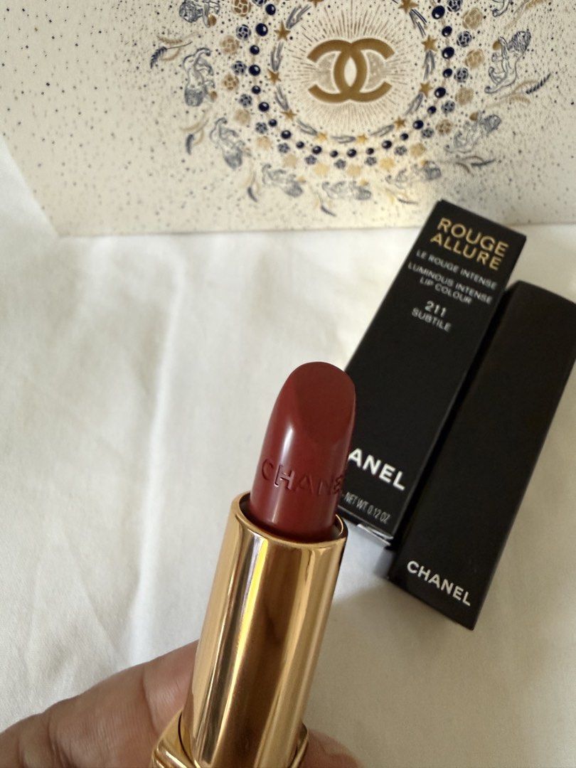 Chanel Rouge Allure 211 Subtile Lipstick (Category: Makeup) located in Makati City. Submitted by shop10h (Listing ID 1431938273, Image 2). Description: Brand new never been used Chanel lipstick. Color - 211 Subtile. .