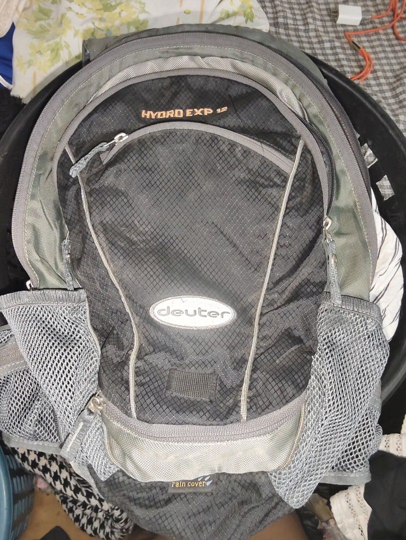 Deuter Hydro EXP 12 Backpack (Category: Backpacks) located in Manila. Submitted by endless_thrifts (Listing ID 1431922205, Image 1). Description: - Deuter Hydro EXP 12 backpack - Multiple compartments (mesh and zippered) - Deuter Airstripes back system for comfort - Side pockets - Adjustable straps - Ideal for outdoor activities.