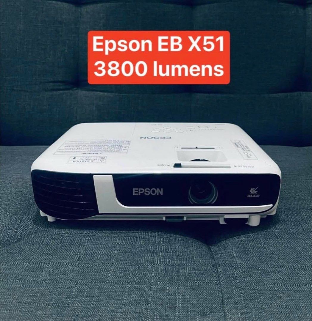 Epson EB X51 (3800 lumens) (Category: Projectors) located in Makati City. Submitted by nerrizzamanalo (Listing ID 1431808066, Image 1). Description: Used only for 300 plus hrs With Bag HDMI Power cord VGA Taguig loc 09215306314.