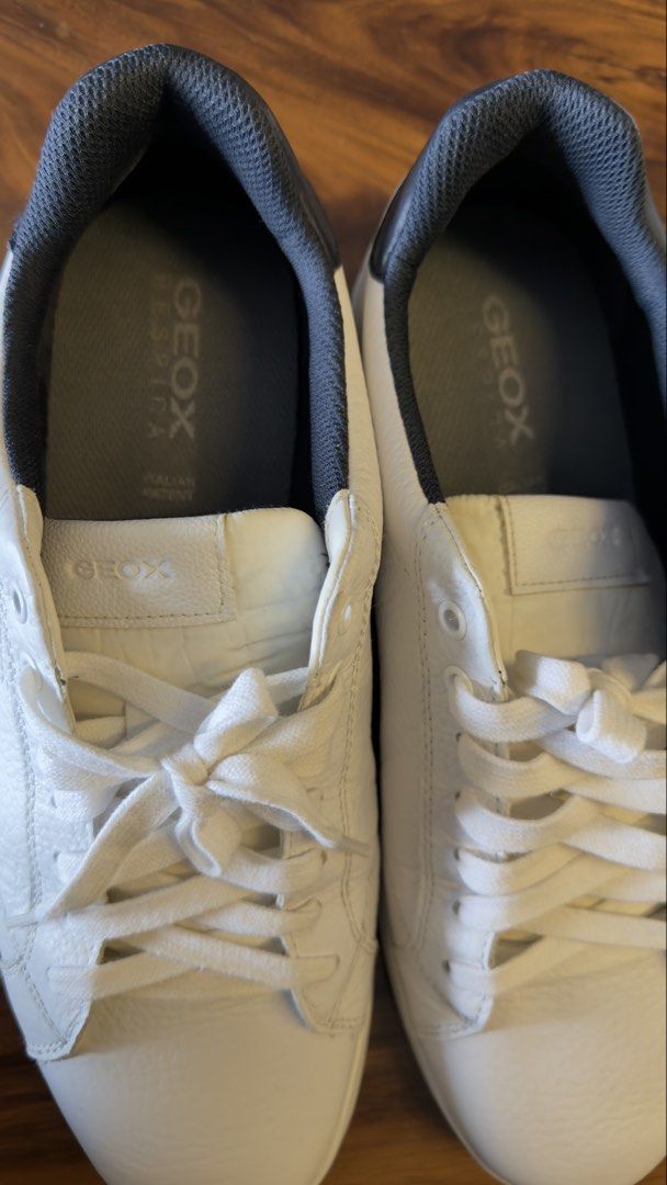 Geox Respira leather sneakers (US 9) (Category: Sneakers) located in Pasig City. Submitted by danuelv (Listing ID 1431853170, Image 3). Description: RFS: decluttering Lightly used, pristine condition. .