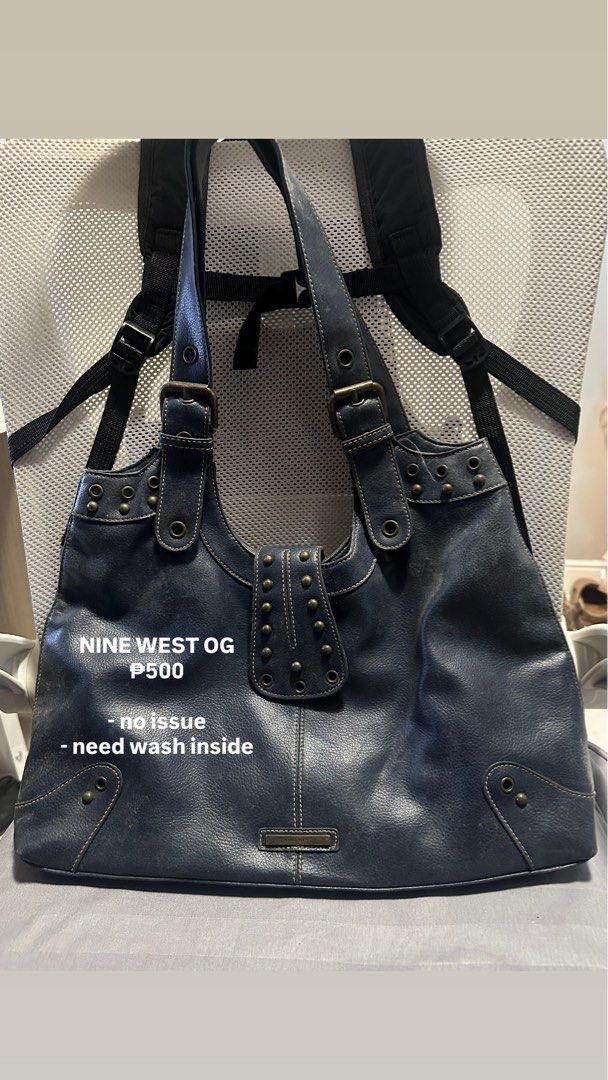 Nine west (Category: Luxury Bags & Wallets) located in Manila. Submitted by cdd88 (Listing ID 1431796964, Image 1). Description: SEND DM WHICH ONE U LIKE ALL BAGS ARE NEGOTIABLE PRICE+SF .
