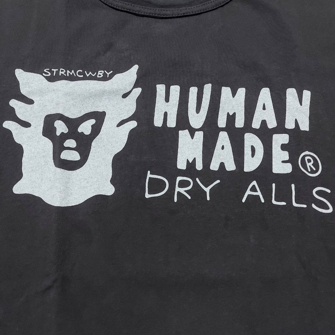 Human Made Dry Alls T-shirt (Category: Tshirts & Polo Shirts ) located in Caloocan City. Submitted by selectionhub.ph (Listing ID 1431946859, Image 3). Description: size: medium dimens: L26 x 21W Very good condition need wash only.