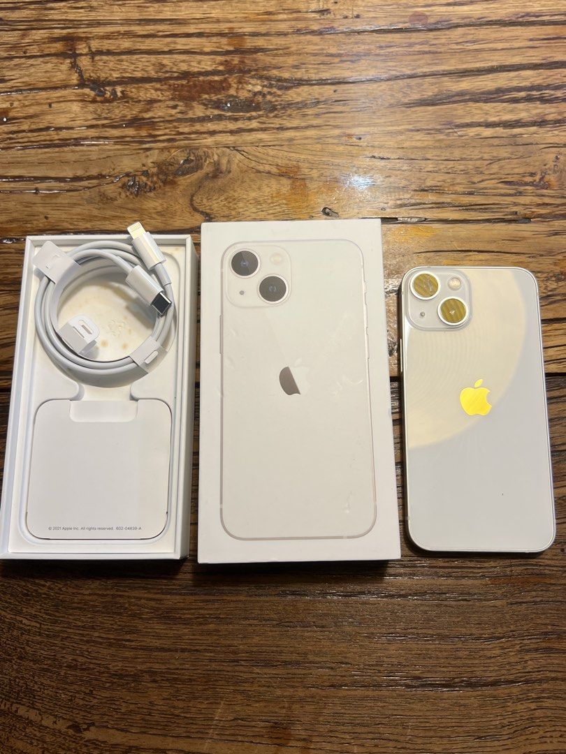 iPhone 13 mini Starlight 128GB, Mobile Phones & Gadgets, Mobile Phones ...