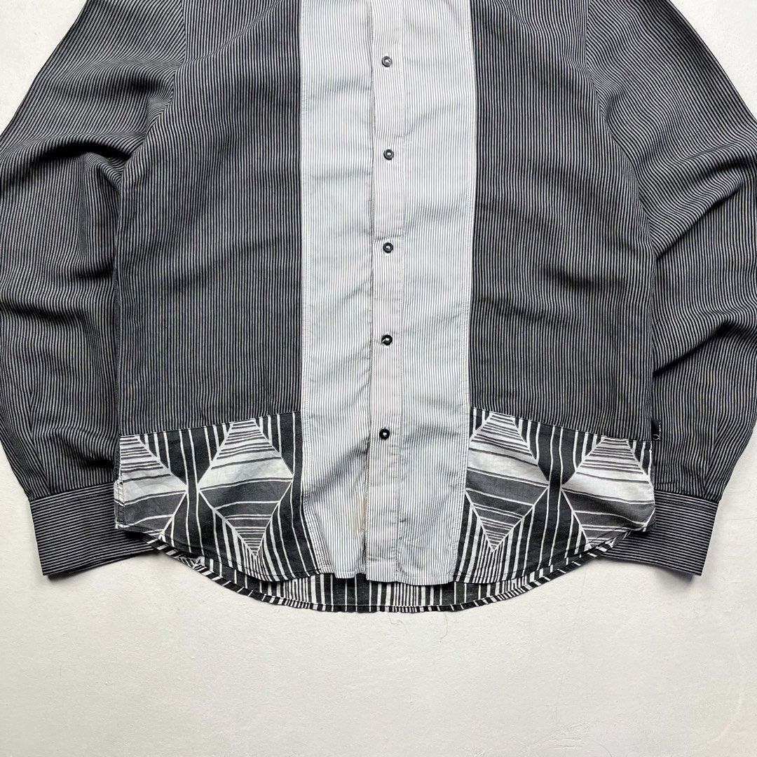 Justcavalli Long-sleeve Button Down Shirt (Category: Coats, Jackets and Outerwear) located in Manila. Submitted by _jaime (Listing ID 1431953604, Image 2). Description: Justcavalli Long-sleeve Button Down Shirt Excellent Condition Size: 52 Shoulder: 19 inches Chest width: 21.5 inches Sleeve: 27 inches Length: 29 inches 1,300 price is negotiable .