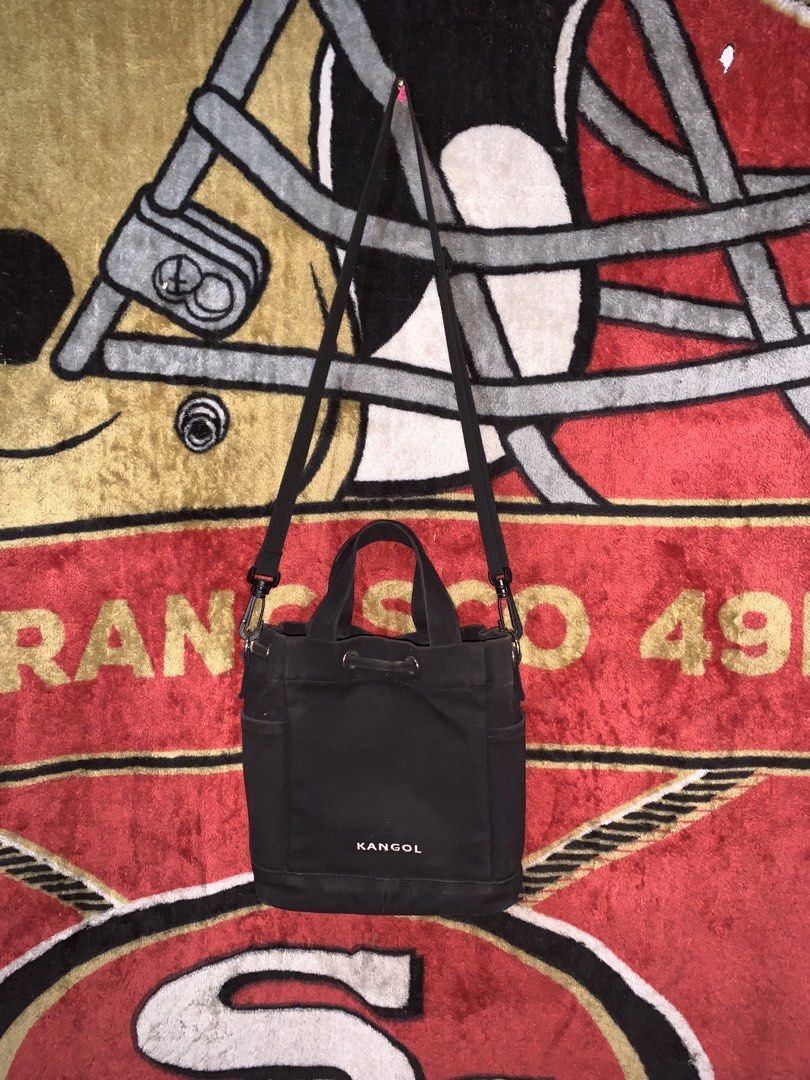 KANGOL BUCKET BAG AUTHENTIC (Category: Sling Bags) located in Tayug. Submitted by cvcthrift (Listing ID 1431947108, Image 2). Description: NO ISSUE ADJUSTABLE STRAP .