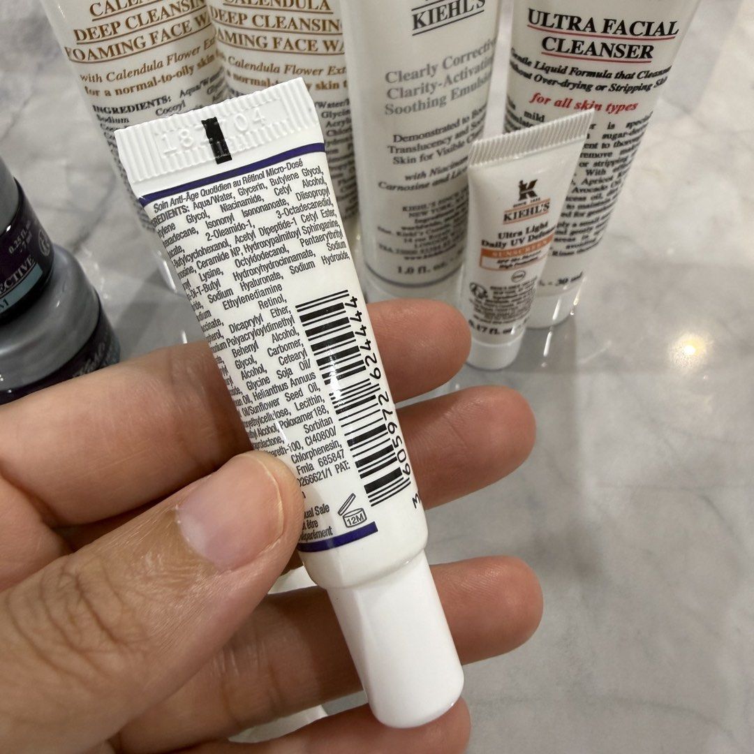 Kiehl's Retinol Skin-Renewing Daily Micro-Dose Serum (4ml) Small Travel ...