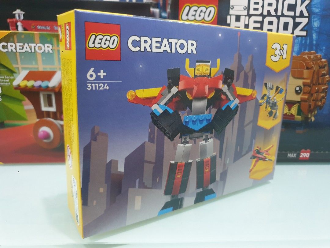 Lego 31124 Super Robot (Category: Lego & Building Sets) located in Manila. Submitted by agsbeagle888 (Listing ID 1431998144, Image 3). Description: We sell various collections of Lego original sets, Technic, Icons, Arts,Star Wars, Harry Potter,Disney, Speed Champions,Architecture,Marvel / DC ,Monkie Kids, Super Mario, Dreamzz, Creator,Ninjago, Sonic The Hedgehog, Minifigures, Lego Keychains Feel free to inquire models that you are interested. We 