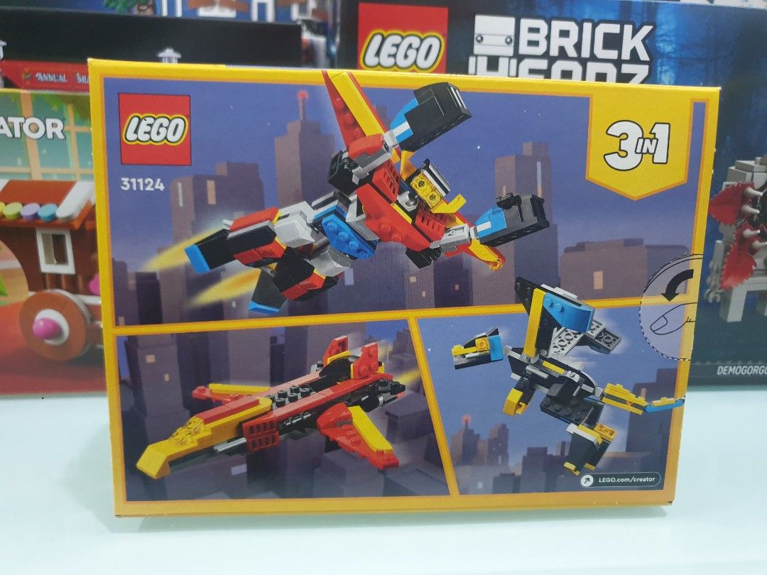 Lego 31124 Super Robot (Category: Lego & Building Sets) located in Manila. Submitted by agsbeagle888 (Listing ID 1431998144, Image 2). Description: We sell various collections of Lego original sets, Technic, Icons, Arts,Star Wars, Harry Potter,Disney, Speed Champions,Architecture,Marvel / DC ,Monkie Kids, Super Mario, Dreamzz, Creator,Ninjago, Sonic The Hedgehog, Minifigures, Lego Keychains Feel free to inquire models that you are interested. We 