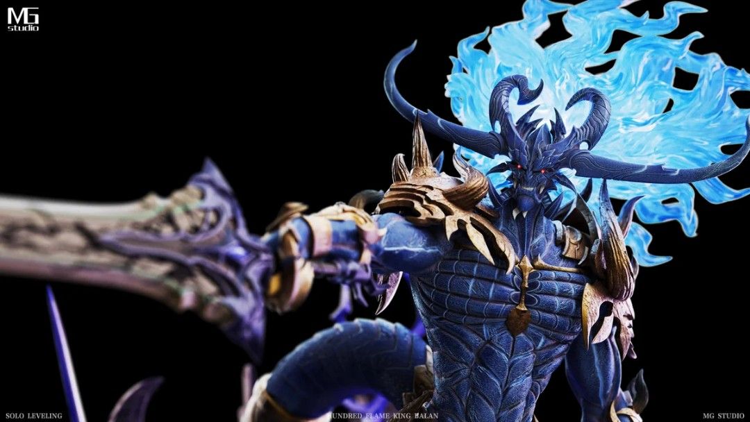 MG Studio Solo leveling: Baran The Demon Monarch (Category: Figurines & Statues) located in Manila. Submitted by collectorsgarage.ph (Listing ID 1431989511, Image 2). Description: [PRE-ORDER] Pre Order Price: P25,700 Deposit: P7,500 Manufacturer: MG Studio Item Name: Solo Leveling Baran The Demon Monarch w/ LED Material: PU + Resin + Transparent Parts Estimated Dimensions: Height: 43cm Diameter: 55cm Width: 50cm Limited Edition: 88 pieces only Es