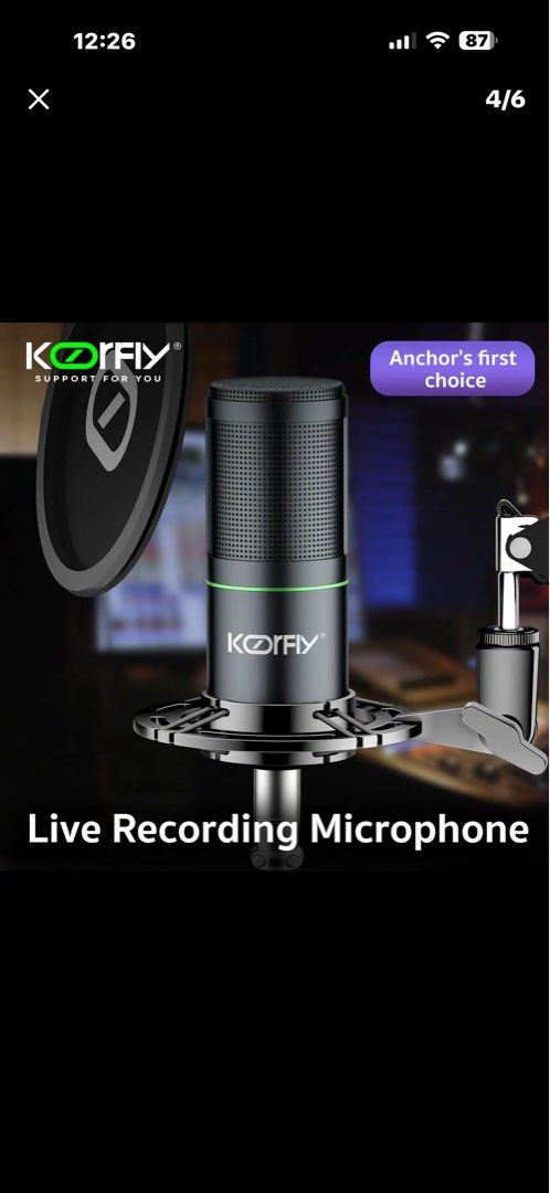 Microphone stand holder 426922805350912001