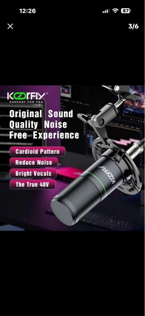 Microphone stand holder 426922805350912002