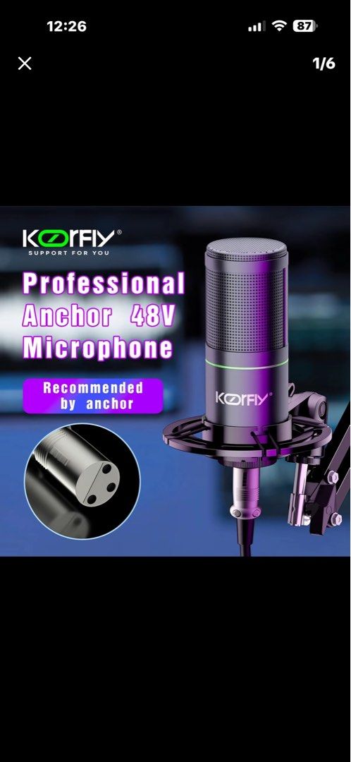 Microphone stand holder 426922805350912003