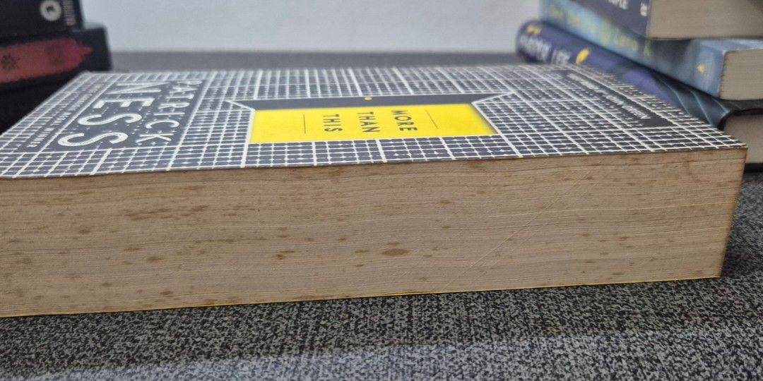 More than This by Patrick Ness - paperback (Category: Storybooks) located in Angeles City. Submitted by dps733 (Listing ID 1431844573, Image 3). Description: see photos for condition mop gcash maya mod j&t.