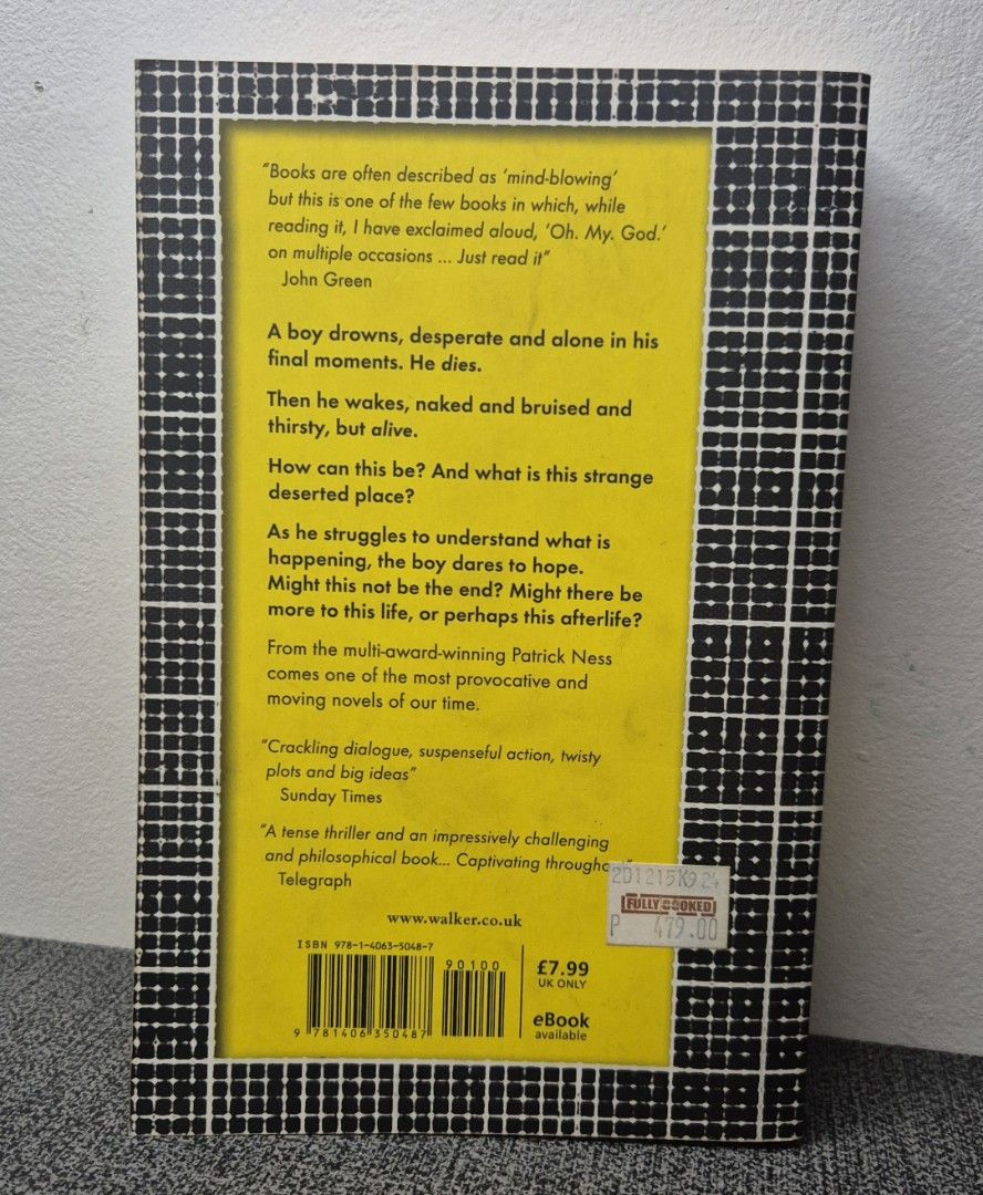 More than This by Patrick Ness - paperback (Category: Storybooks) located in Angeles City. Submitted by dps733 (Listing ID 1431844573, Image 2). Description: see photos for condition mop gcash maya mod j&t.